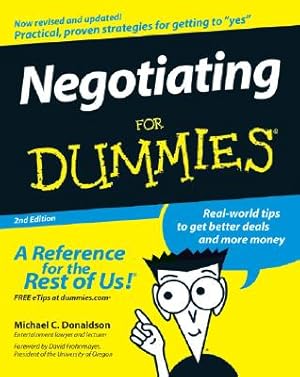 Bild des Verkufers fr Negotiating for Dummies (Paperback or Softback) zum Verkauf von BargainBookStores