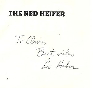 Bild des Verkufers fr The Red Heifer zum Verkauf von Bluestocking Books