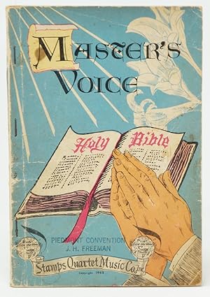 [Shape Notes] Master's Voice: Our First 1966 Book for Singing Conventions, Singing Schools, Sunda...