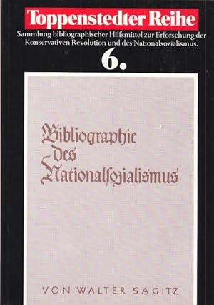 Bild des Verkufers fr Bibliographie des Nationalsozialismus. zum Verkauf von Altstadt Antiquariat Goslar