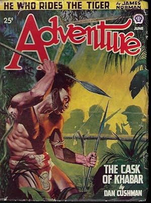 Imagen del vendedor de ADVENTURE: June 1947 a la venta por Books from the Crypt