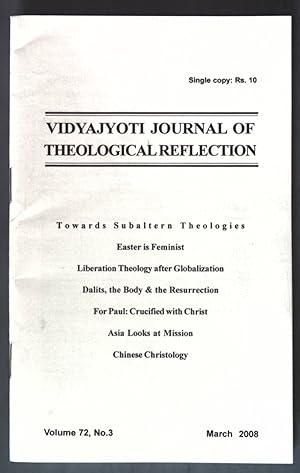 Bild des Verkufers fr Hierarchy and the Politics of Ritual; in: Vol. 72 No. 3 Vidyajyoti - Journal of Theological Reflection; zum Verkauf von books4less (Versandantiquariat Petra Gros GmbH & Co. KG)