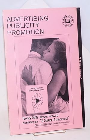 Imagen del vendedor de Advertising Publicity Promotion: "A Matter of Innocence." A Universal release [pressbook] a la venta por Bolerium Books Inc.