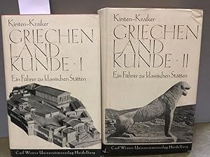 Bild des Verkufers fr Griechenlandkunde. Ein Fhrer zu klassischen Sttten. 1. Halbband: Athen und die Landschaften um den Saronischen und dne Korinthischen Golf / 2. Halbband: Die griechischen Randlandschaften und die Inseln. zum Verkauf von Kepler-Buchversand Huong Bach