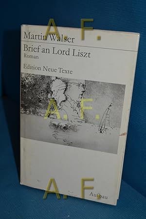 Bild des Verkufers fr Brief an Lord Liszt : Roman zum Verkauf von Antiquarische Fundgrube e.U.