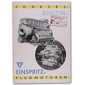 Benzin-Einspritz-Flugmotoren. Le moteur d'aviation a injection d'essence.