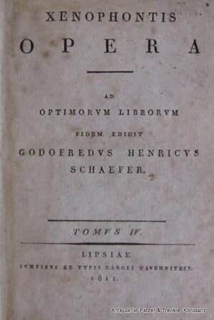 Historia Graeca (Ellenikon istorion). Edidit Gottfried Heinrich Schäfer. Leipzig, Tauchnitz, 1811...