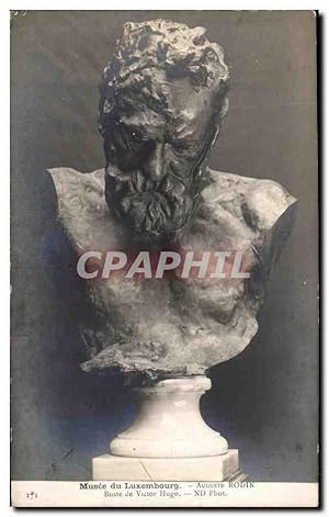 Seller image for Carte Postale Ancienne Musee du Luxembourg Auguste Rodin Buste de Victor Hugo for sale by CPAPHIL