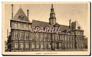 Carte Postale Ancienne Reims L'Hôtel De Ville