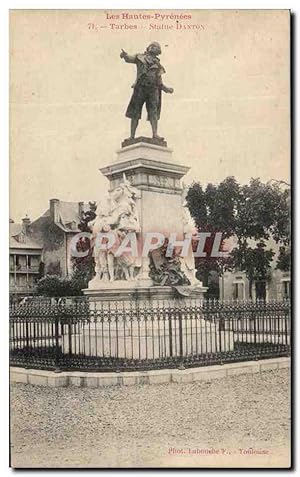 Bild des Verkufers fr Carte Postale Ancienne Les Hautes Pyrenees Tarbes Statue Danton zum Verkauf von CPAPHIL