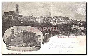 Carte Postale Ancienne Perugia Panorama