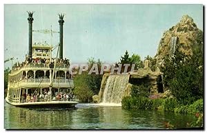 Image du vendeur pour Carte Postale Semi Moderne The Mark Twain Steamboat passes Cascade Peak Disneyland mis en vente par CPAPHIL