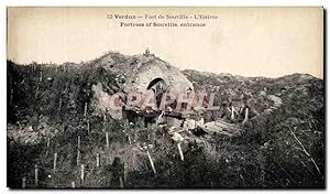 Bild des Verkufers fr Carte Postale Ancienne Verdun Fort de Souville L'Entre Militaria zum Verkauf von CPAPHIL