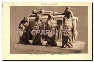 Seller image for Carte Postale Ancienne Musee Du Louvre Ecole franais Tombeau De Philippe pot for sale by CPAPHIL