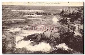 Seller image for Carte Postale Ancienne Presqu'le de Quiberon Rochers pres de Port Ru for sale by CPAPHIL