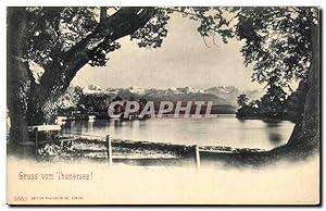 Bild des Verkufers fr Carte Postale Ancienne Gruss vom Thunersee zum Verkauf von CPAPHIL