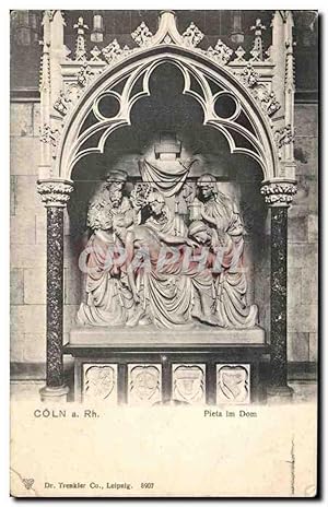 Bild des Verkufers fr Carte Postale Ancienne Coln a Rh Pieta im Dom zum Verkauf von CPAPHIL