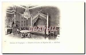 Imagen del vendedor de Carte Postale Ancienne Chteau De Compiegne Chambre a Coucher du Napoleon III a la venta por CPAPHIL