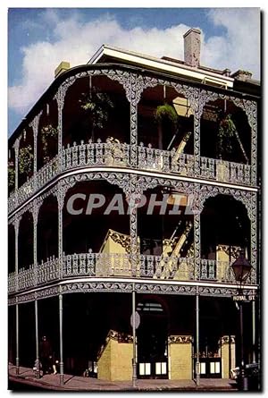 Carte Postale Semi Moderne Lace Balconies Royal Street New Orleans