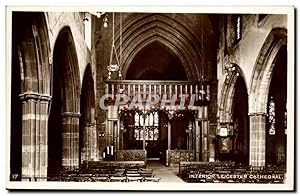 Carte Postale Ancienne Interior Leicester Cathedral