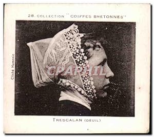 Seller image for Image Capitaine Cook Emle Chemin Poissons marins Collection Coiffes Bretonnes Trescalan Deuil for sale by CPAPHIL