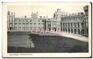 Carte Postale Ancienne Quadrangle Windsor Castle