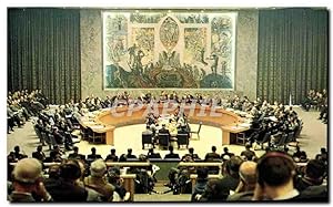 Carte Postale Semi Moderne United Nations Nations Unies Security Council Chamber A Général View O...