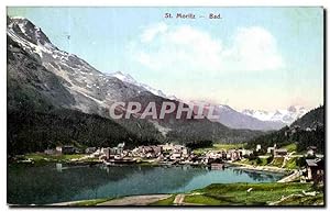 Bild des Verkufers fr Carte Postale Ancienne St Moritz Bad zum Verkauf von CPAPHIL