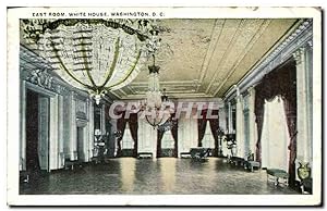 Bild des Verkufers fr Carte Postale Ancienne East room White House Washington D C zum Verkauf von CPAPHIL