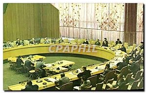 Carte Postale Moderne United Nations Nations Unies Trusteeship Council Chamber the Trusteeship co...