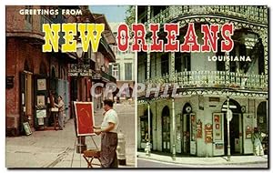 Bild des Verkufers fr Carte Postale Semi Moderne Greetings From New Orleans Louisiana zum Verkauf von CPAPHIL