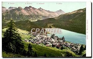 Bild des Verkufers fr Carte Postale Ancienne St moritz Dorf zum Verkauf von CPAPHIL