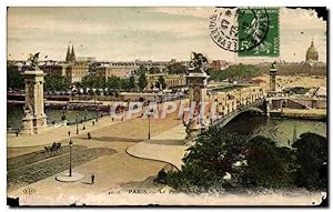 Bild des Verkufers fr Carte Postale Ancienne Paris Le Pont Alexandre III zum Verkauf von CPAPHIL