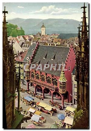 Carte Postale Moderne Freiburg Schwarzwald Blick Vom Munster auf histor Kaufhaus