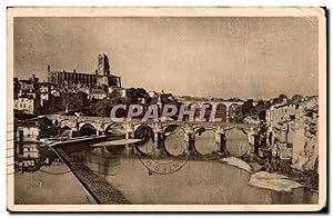 Carte Postale Ancienne Albi Le pont Vieaux et la cathédrale Ste Cecîle