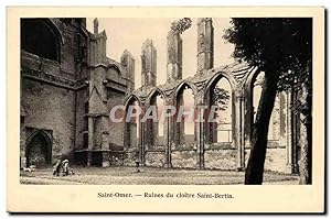 Image du vendeur pour Carte Postale Ancienne Saint Omer Ruines du Clotre Saint Bertin mis en vente par CPAPHIL