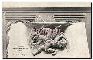 Immagine del venditore per Carte Postale Ancienne Vendome Stalles De La Trinite Le Duel Grotesque venduto da CPAPHIL