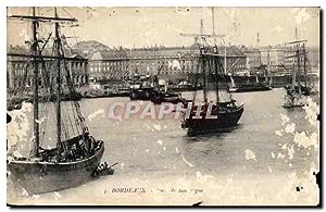 Bild des Verkufers fr Carte Postale Ancienne Bordeaux Bateaux zum Verkauf von CPAPHIL