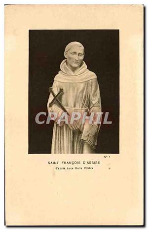 Seller image for Carte Postale Ancienne Saint Francois D'Assise d'apres Luca Della Robbia for sale by CPAPHIL