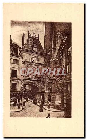 Bild des Verkufers fr Carte Postale Ancienne Rouen La Grosse Horloge zum Verkauf von CPAPHIL