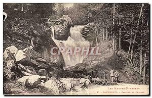 Bild des Verkufers fr Carte Postale Ancienne Les Hautes Pyrenees Cauterets Cascade du Ceriset zum Verkauf von CPAPHIL