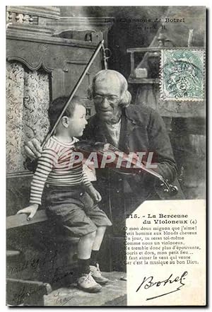 Image du vendeur pour Carte Postale Ancienne la Berceuse du Violoneux mon doux mignon Violon Botrel mis en vente par CPAPHIL