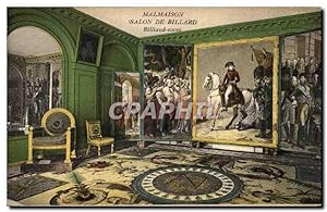 Carte Postale Ancienne Malmaison Salon De Billard Napoleon 1er