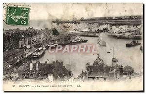 Bild des Verkufers fr Carte Postale Ancienne Dieppe La Tamise Dans l'Avant Port zum Verkauf von CPAPHIL