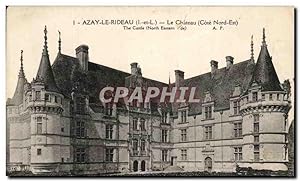 Carte Postale Ancienne Azay Le Rideau Le Château