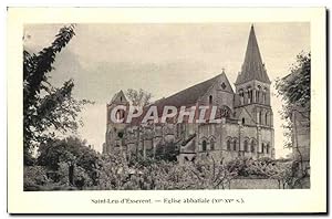 Bild des Verkufers fr Carte Postale Ancienne Saint Leu d'Esserent Eglise Abbatiale zum Verkauf von CPAPHIL