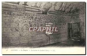 Bild des Verkufers fr Carte Postale Ancienne Loches Le Donjon Le Cachot de Ludovic Storza zum Verkauf von CPAPHIL