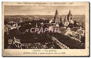 Seller image for Carte Postale Ancienne L'Epopee de Jeanne d'Arc Le Chevauchee Loches vue gnrale for sale by CPAPHIL