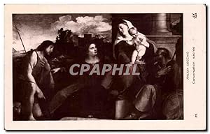 Seller image for Carte Postale Ancienne Palma Vecchio Conversation sacree for sale by CPAPHIL