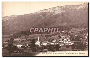 Carte Postale Ancienne Gruffy vue générale et le Semnoz